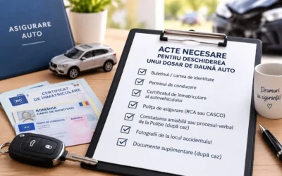 Ce acte sunt necesare pentru deschiderea unui dosar de daună auto