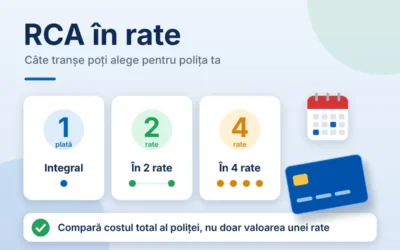 În câte rate poți plăti RCA-ul